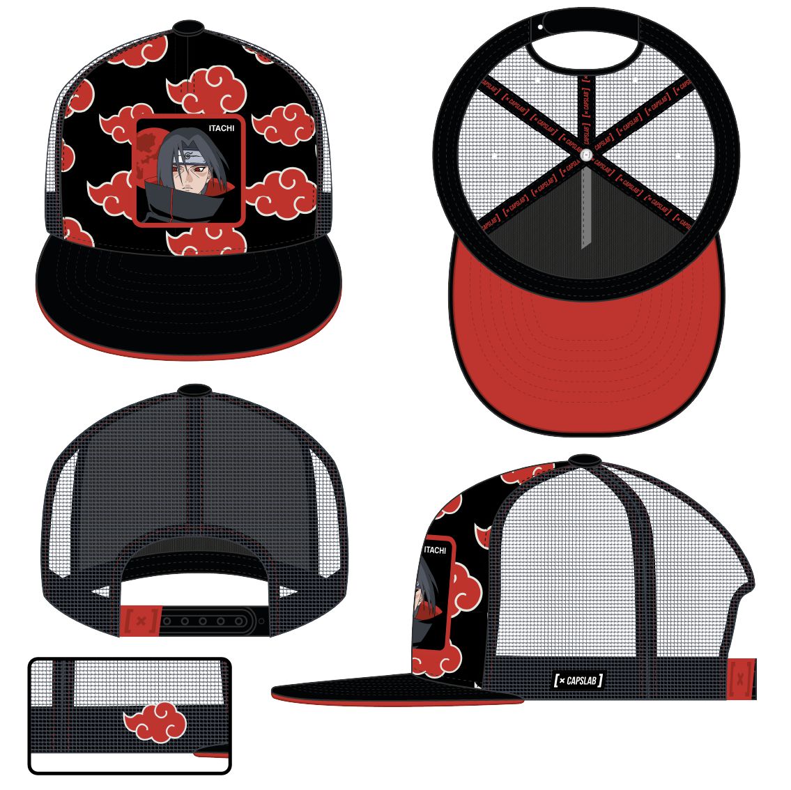 Jockey Capslab Naruto Itachi Uchiwa