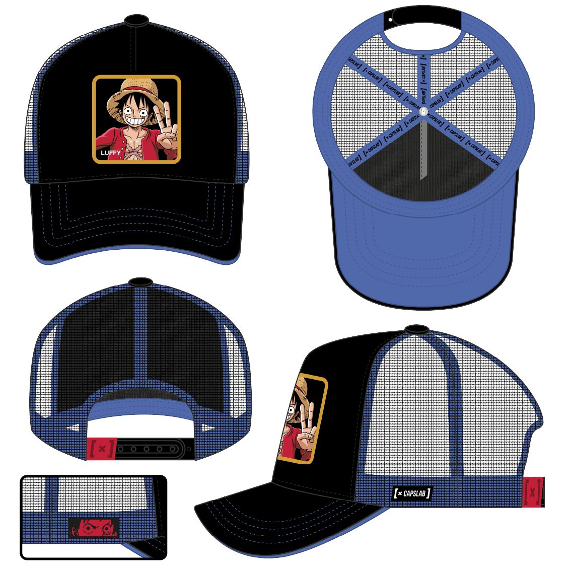 Jockey Capslab Luffy peace black